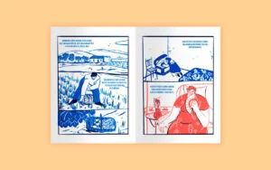 Páginas del fanzine Las cosas de antes, de Ana Fernández editado por La Granja