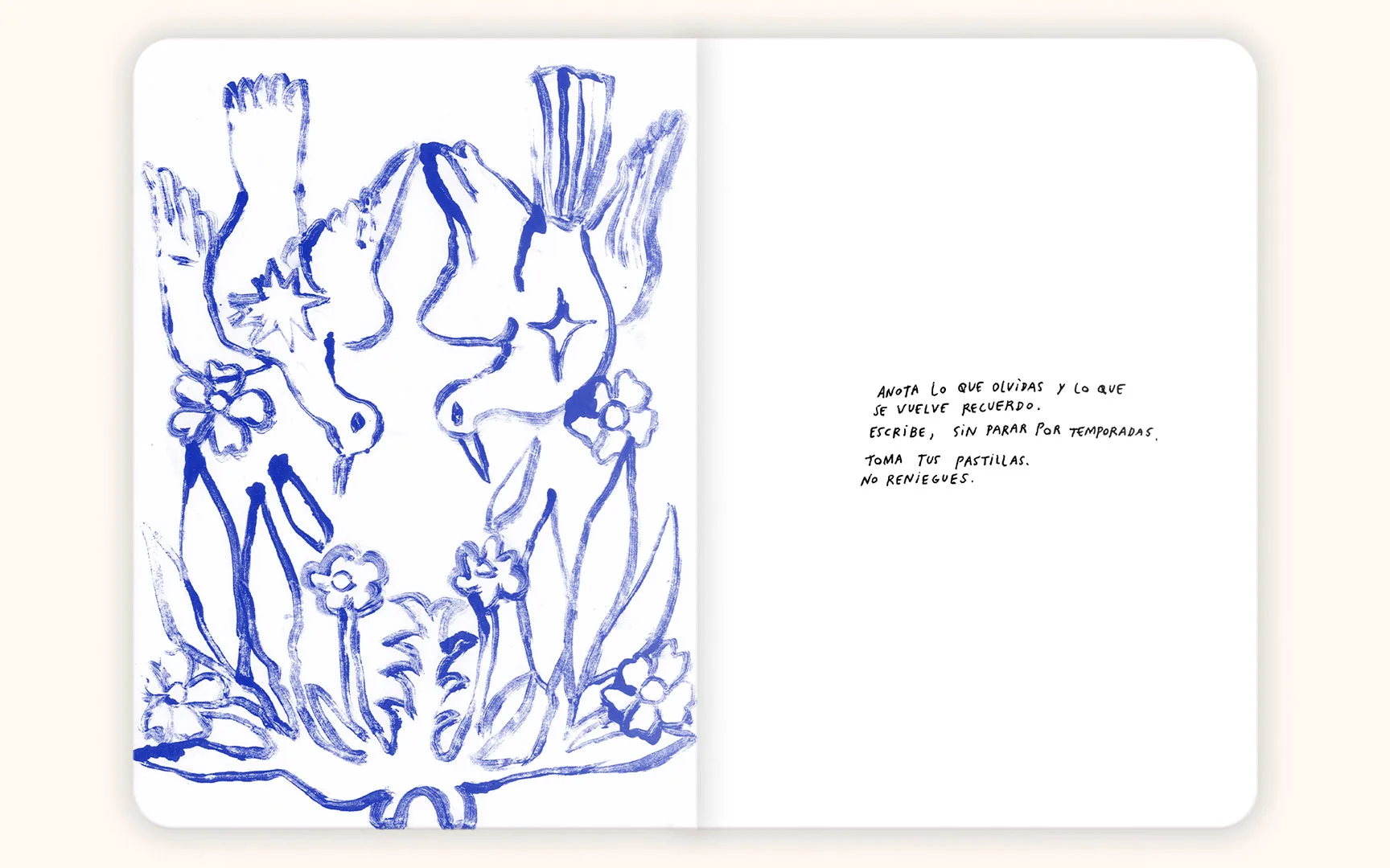 Páginas interiores de Siempre quise hablar con los animales, Libro ilustrado de Lucía Coz, editado por La Granja Editorial