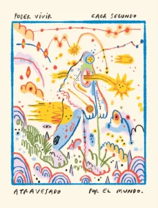 Ilustración interior del libro «Mantra» del ilustrador argentino Lui Mort.