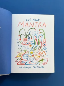 Portadilla del libro «Mantra» del ilustrador argentino Lui Mort.