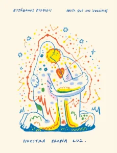 Ilustración interior del libro «Mantra» del ilustrador argentino Lui Mort.