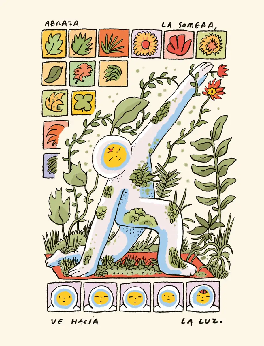 8-Mantra-Lui_Mort-La_Granja Ilustración interior del libro «Mantra» del ilustrador argentino Lui Mort.